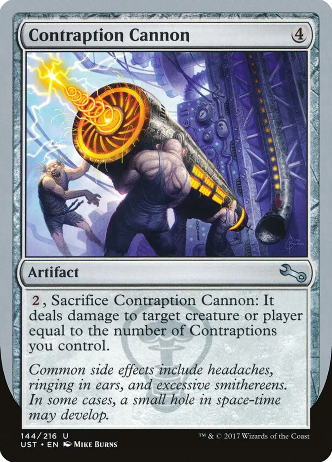 2017 Unstable Contraption Cannon uncommon #144 uncommon card image