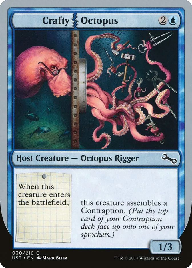 2017 Unstable Crafty Octopus common #30 common card image