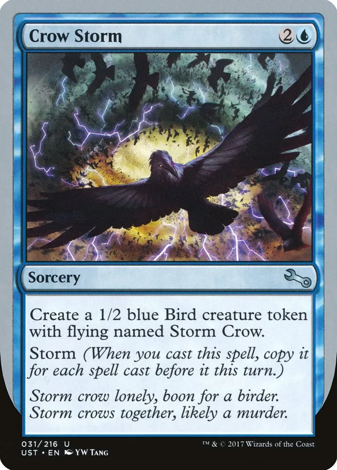 2017 Unstable Crow Storm [Foil] uncommon #31 uncommon card image