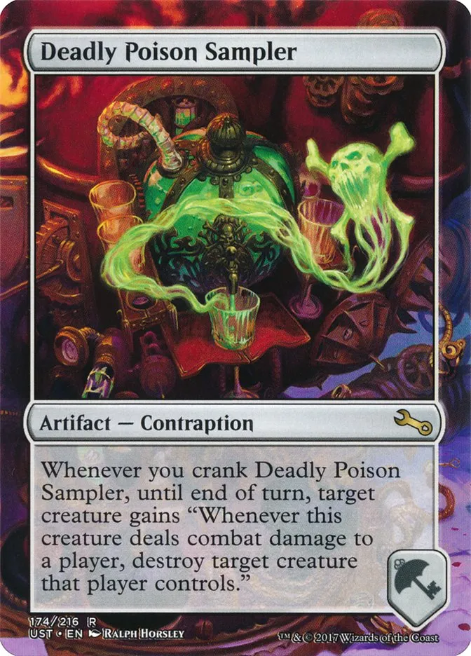 2017 Unstable Deadly Poison Sampler rare #174 rare card image