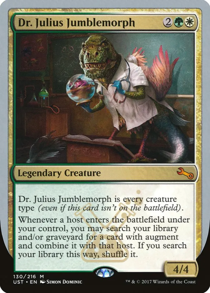 2017 Unstable Dr. Julius Jumblemorph mythic #130 mythic card image