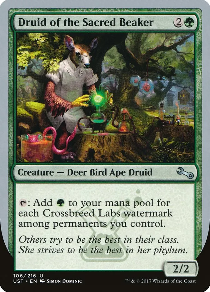 2017 Unstable Druid of the Sacred Beaker #106 uncommon card image