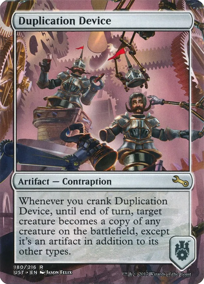 2017 Unstable Duplication Device rare #180 rare card image