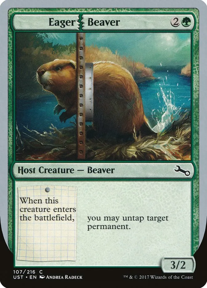 2017 Unstable Eager Beaver common #107 common card image