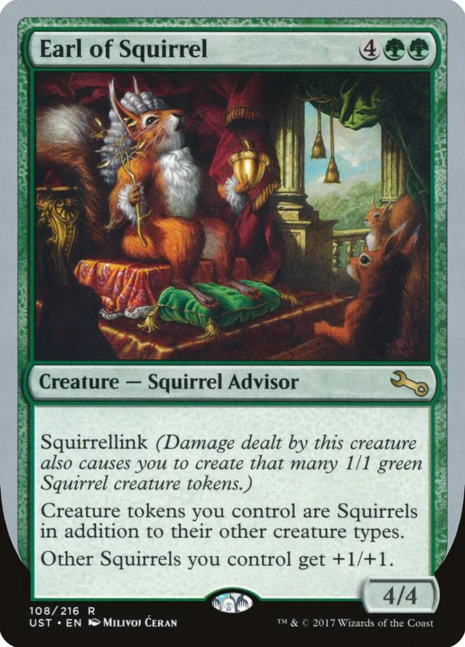 2017 Unstable Earl of Squirrel [Foil] rare #108 rare card image