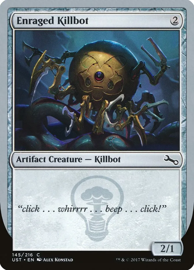 2017 Unstable Enraged Killbot common #145d common card image