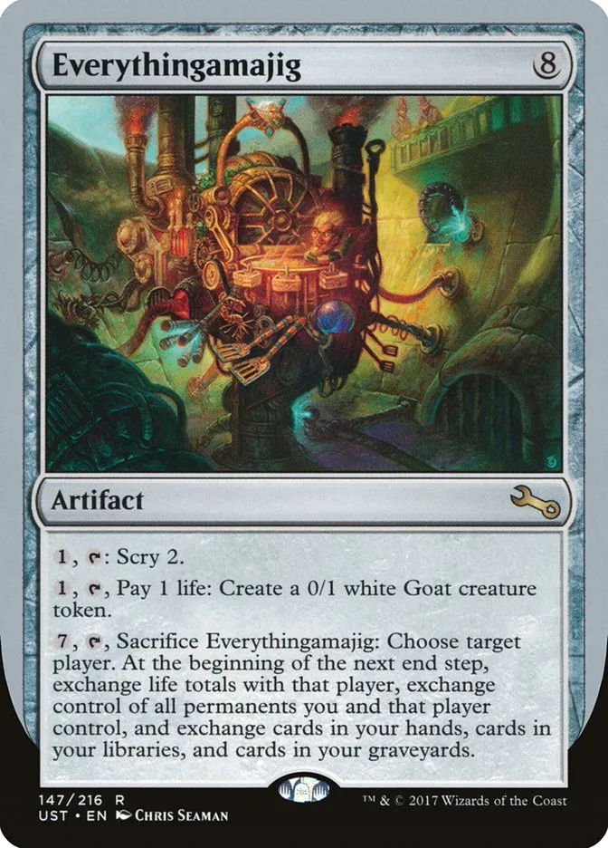 2017 Unstable Everythingamajig rare #147e rare card image