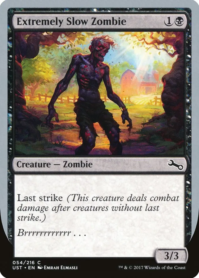 2017 Unstable Extremely Slow Zombie common #54a common card image