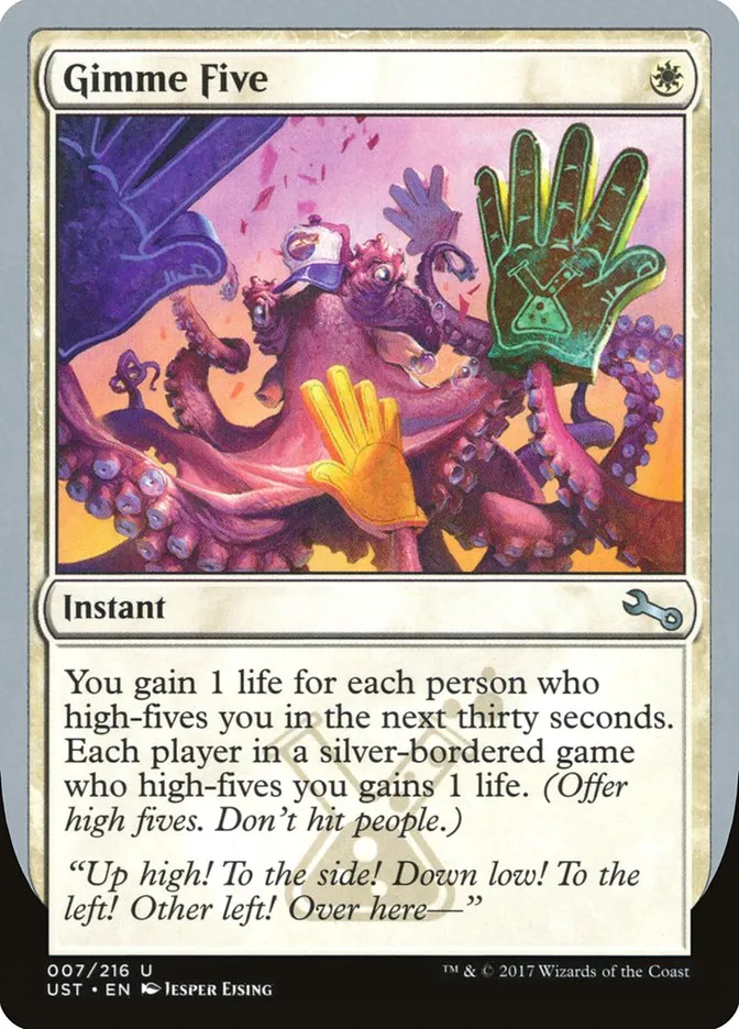 2017 Unstable Gimme Five uncommon #7 uncommon card image