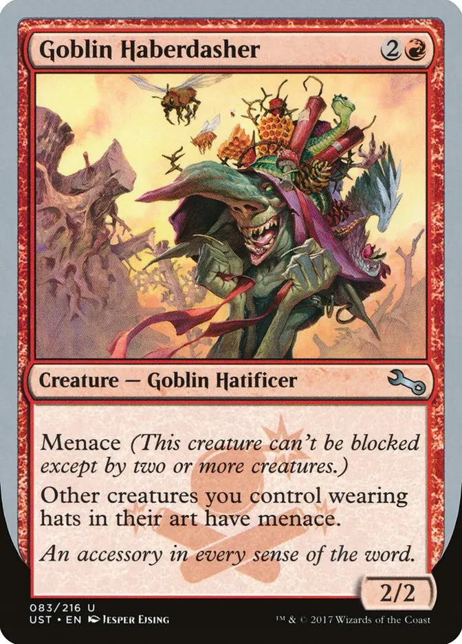 2017 Unstable Goblin Haberdasher uncommon #83 uncommon card image