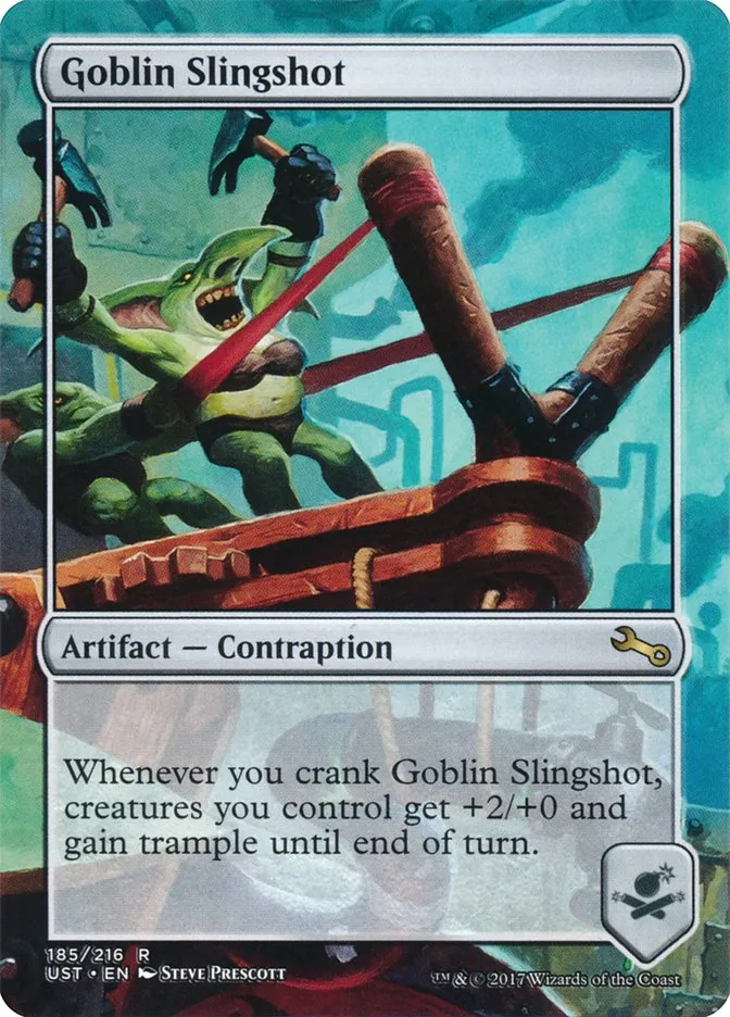 2017 Unstable Goblin Slingshot #185 rare card image