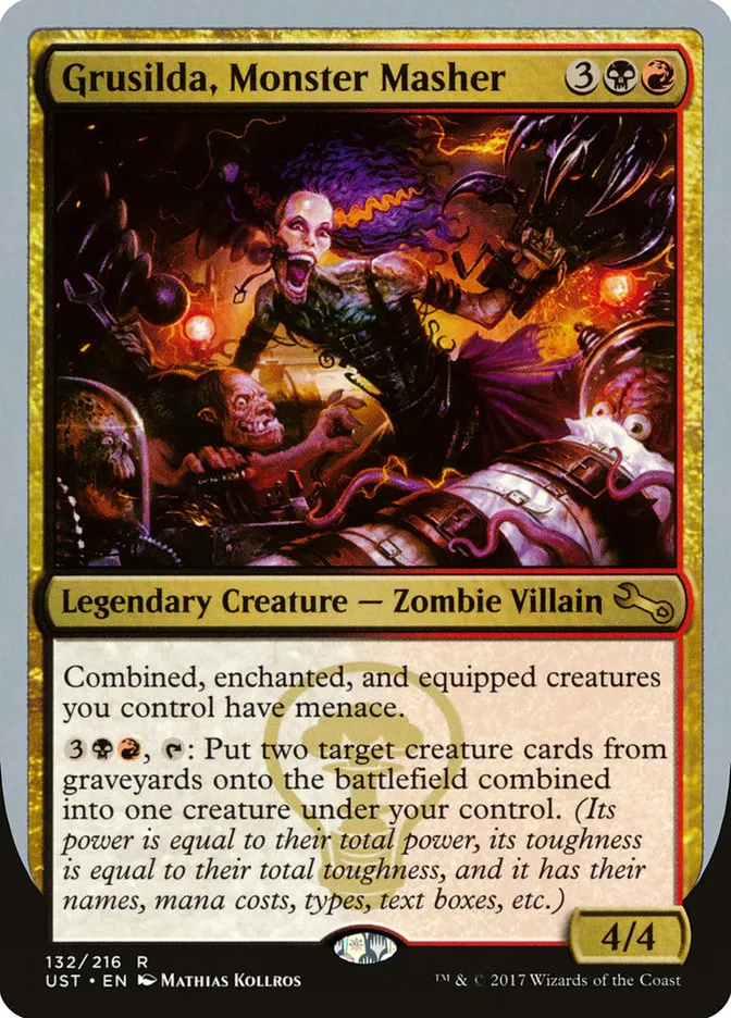 2017 Unstable Grusilda, Monster Masher #132 rare card image