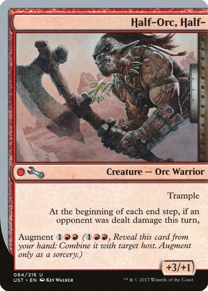 2017 Unstable Half-Orc, Half- uncommon #84 uncommon card image