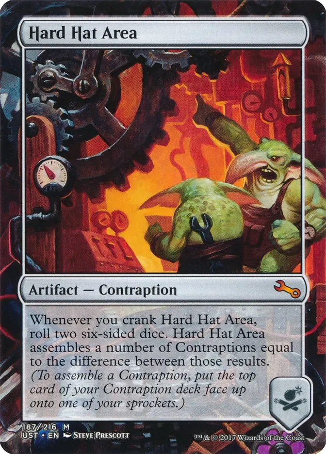 2017 Unstable Hard Hat Area mythic #187 mythic card image