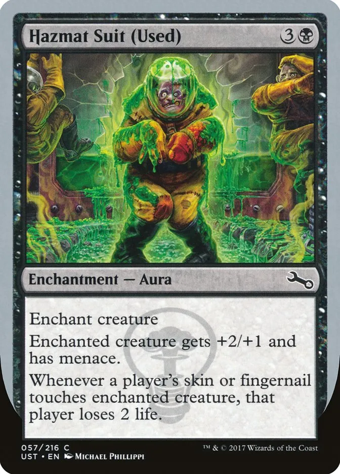 2017 Unstable Hazmat Suit (Used) #57 common card image