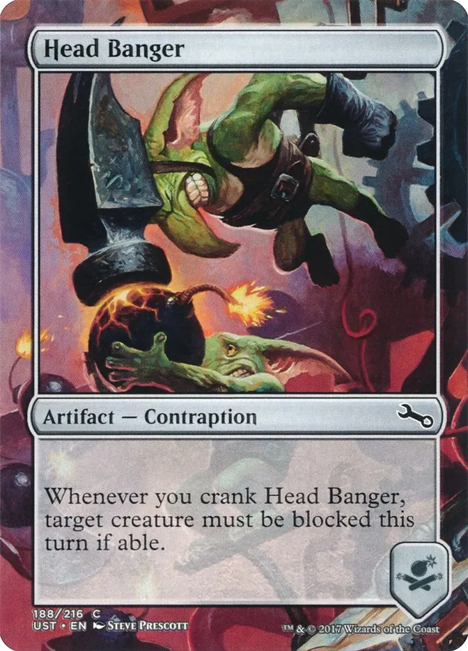 2017 Unstable Head Banger common #188 common card image