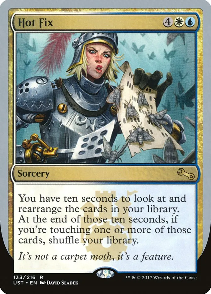 2017 Unstable Hot Fix rare #133 rare card image