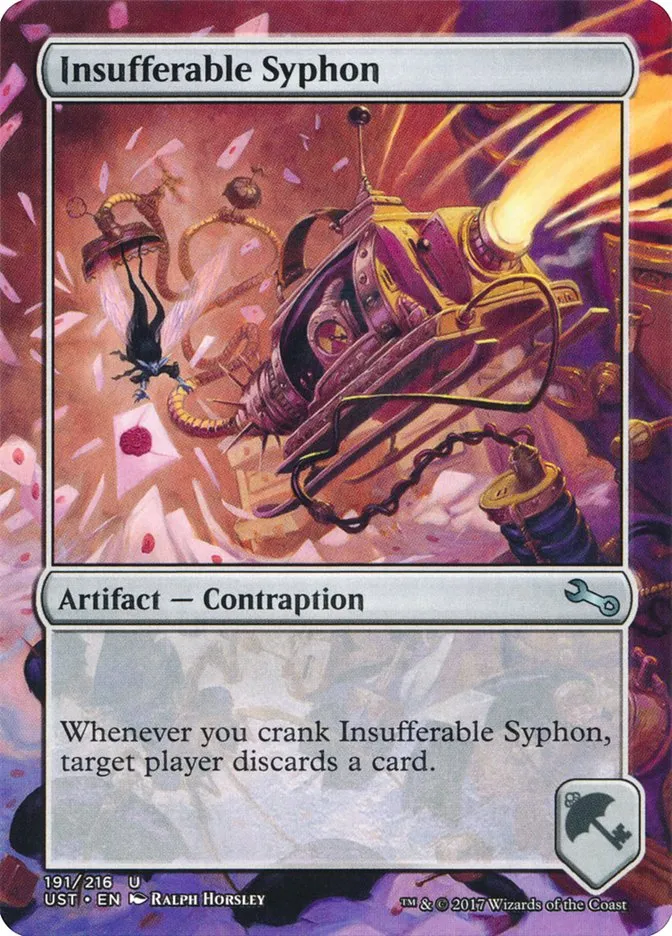 2017 Unstable Insufferable Syphon uncommon #191 uncommon card image