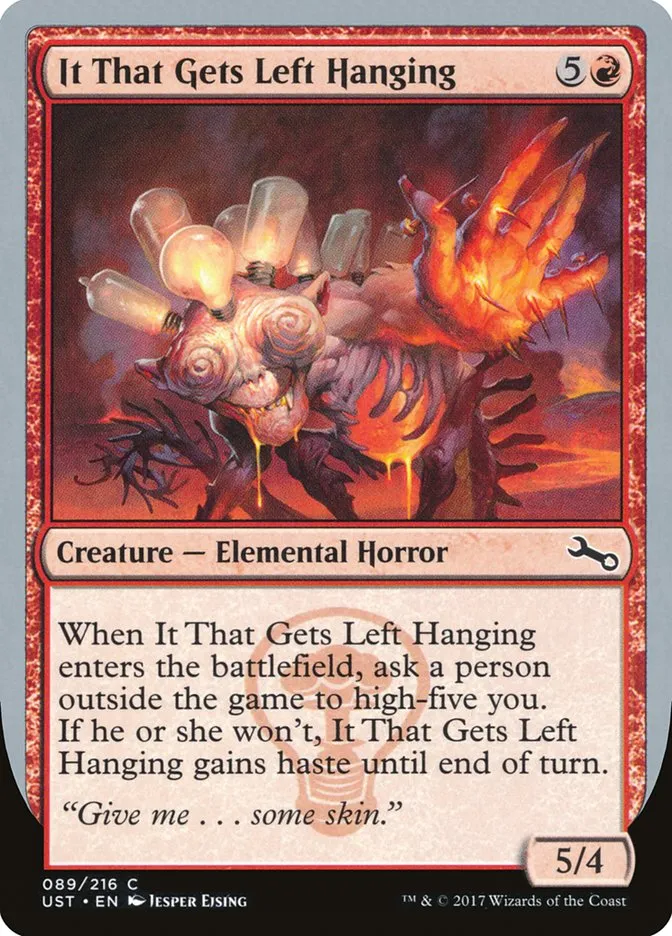 2017 Unstable It That Gets Left Hanging common #89 common card image