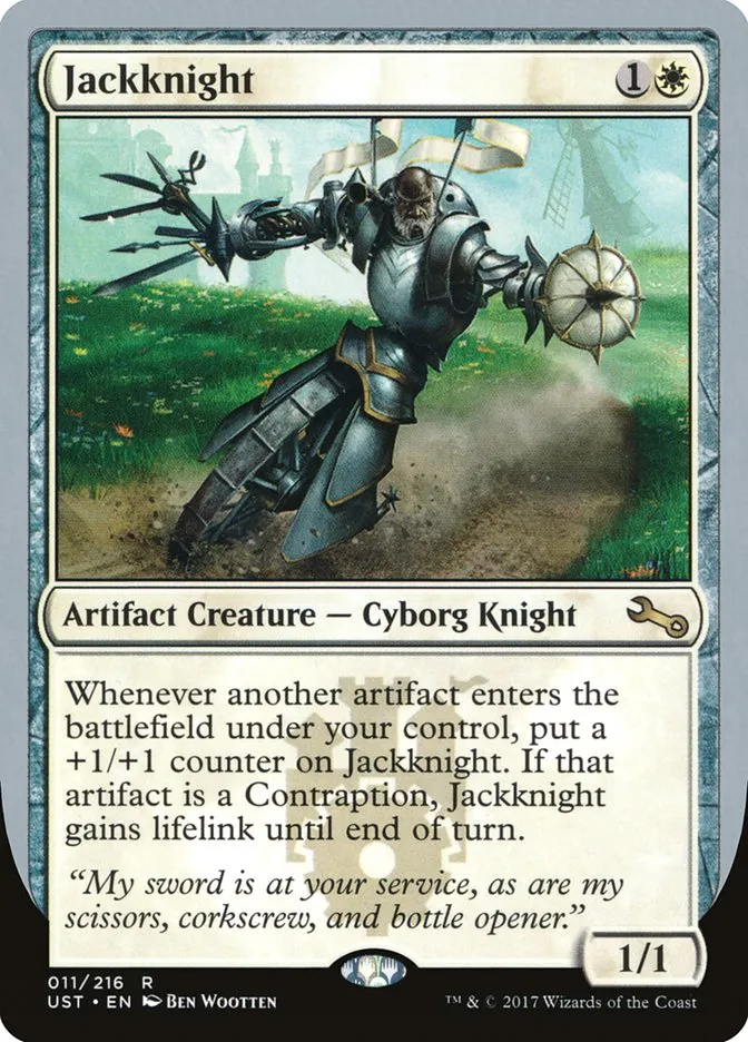 2017 Unstable Jackknight rare #11 rare card image