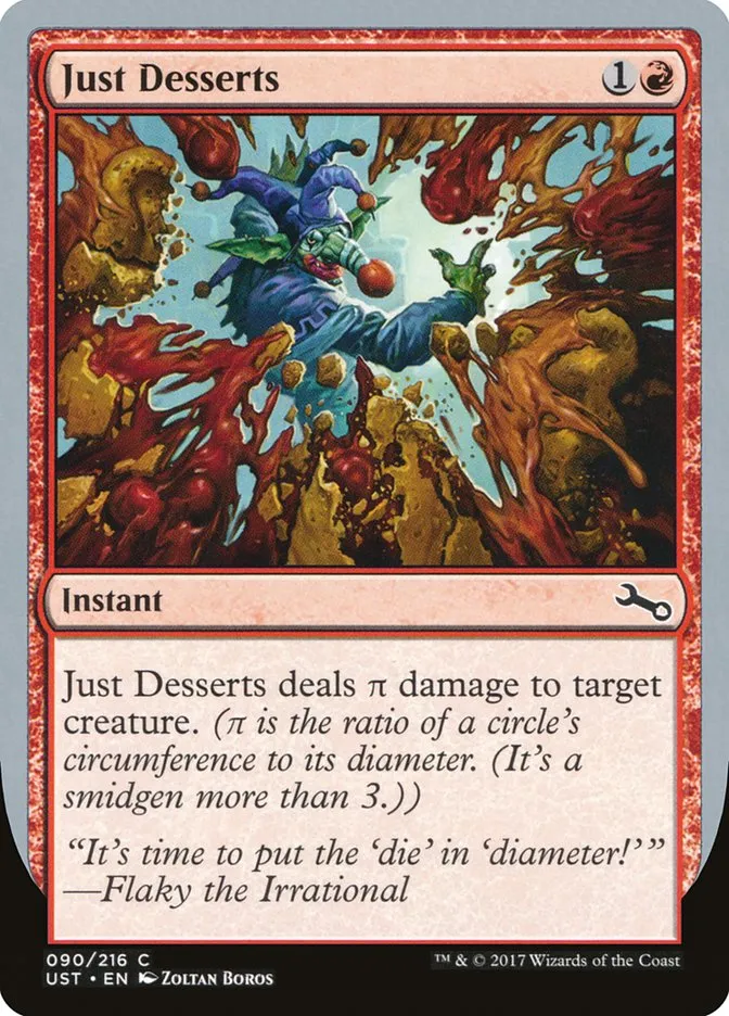 2017 Unstable Just Desserts common #90 common card image
