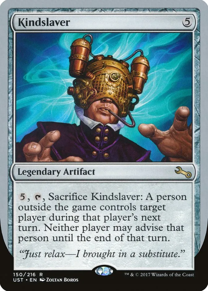 2017 Unstable Kindslaver rare #150 rare card image