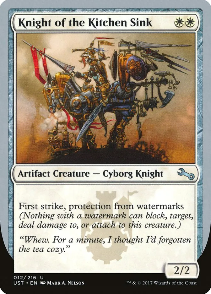 2017 Unstable Knight of the Kitchen Sink #12a uncommon card image