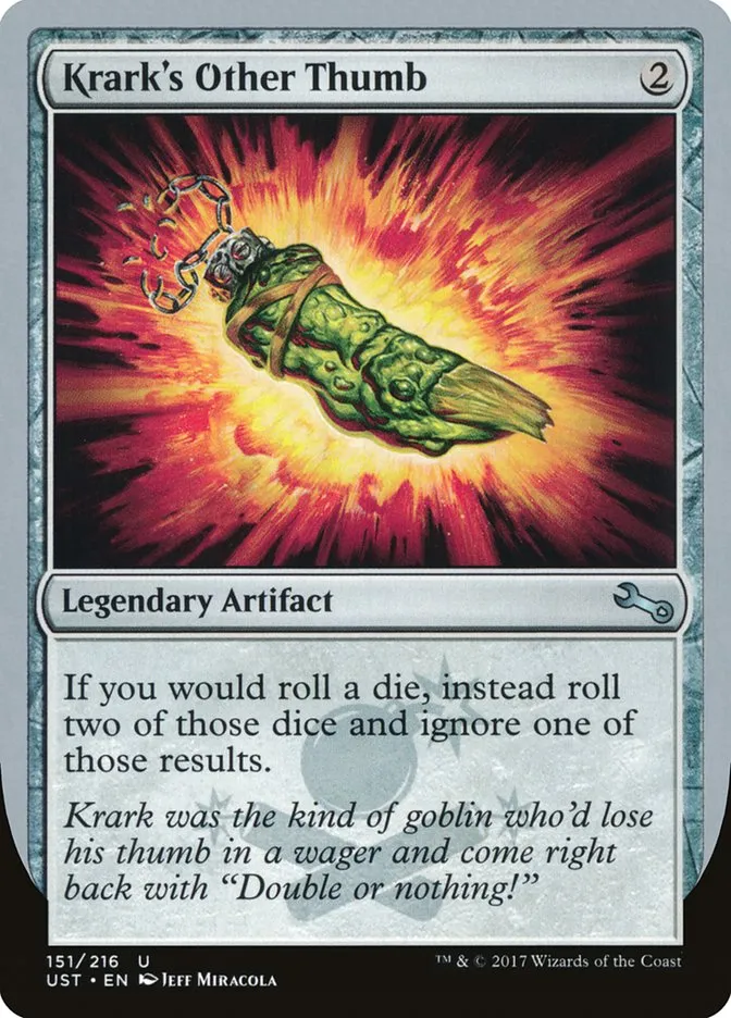 2017 Unstable Krark's Other Thumb uncommon #151 uncommon card image