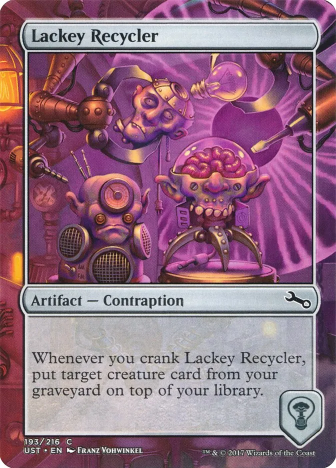 2017 Unstable Lackey Recycler common #193 common card image