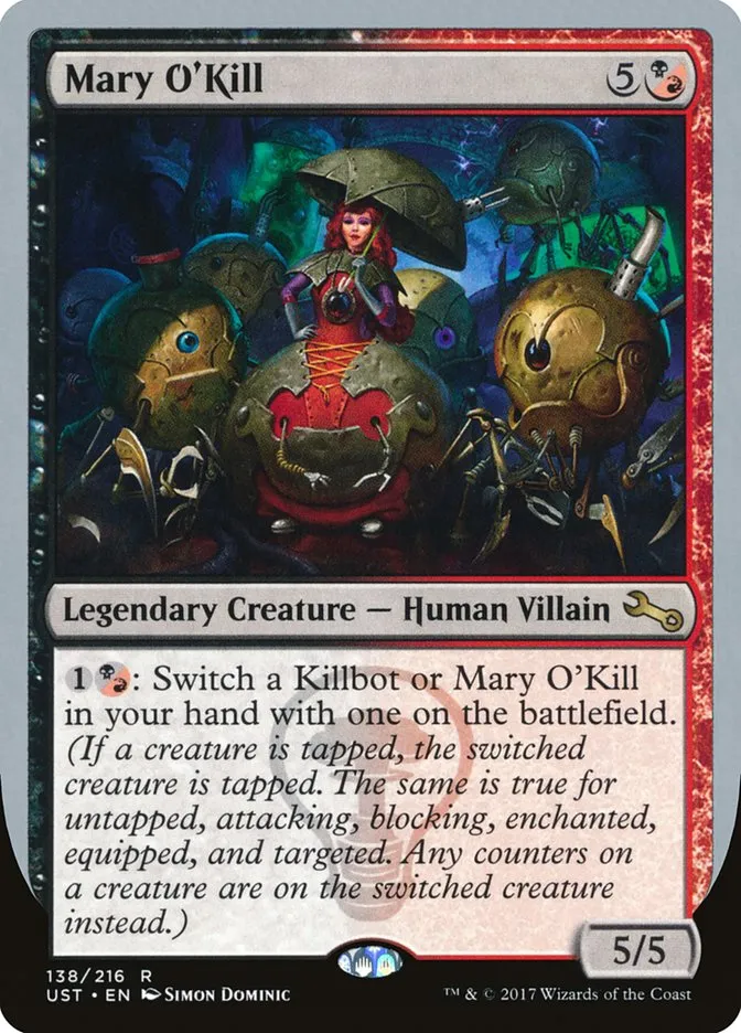 2017 Unstable Mary O'Kill #138 rare card image