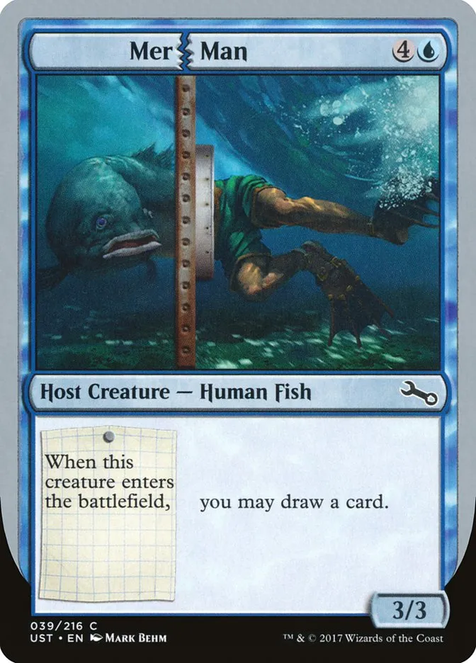 2017 Unstable Mer Man common #39 common card image