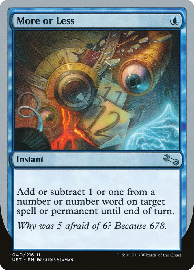 2017 Unstable More or Less uncommon #40 uncommon card image