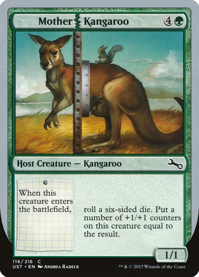 2017 Unstable Mother Kangaroo common #116 common card image