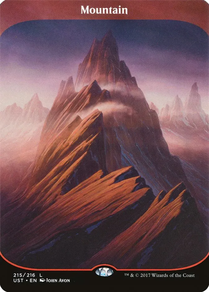 2017 Unstable Mountain common #215 common card image