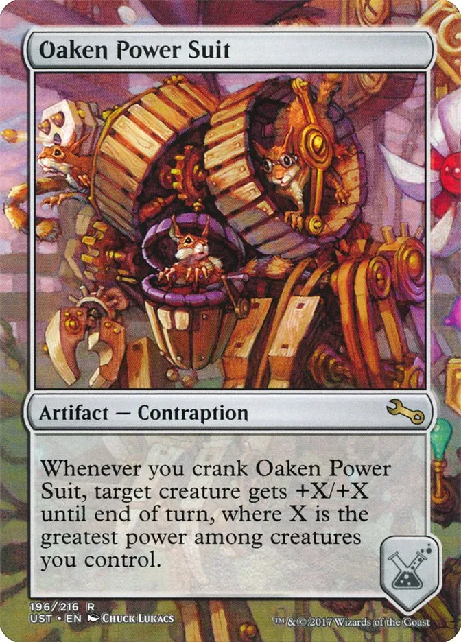 2017 Unstable Oaken Power Suit #196 rare card image