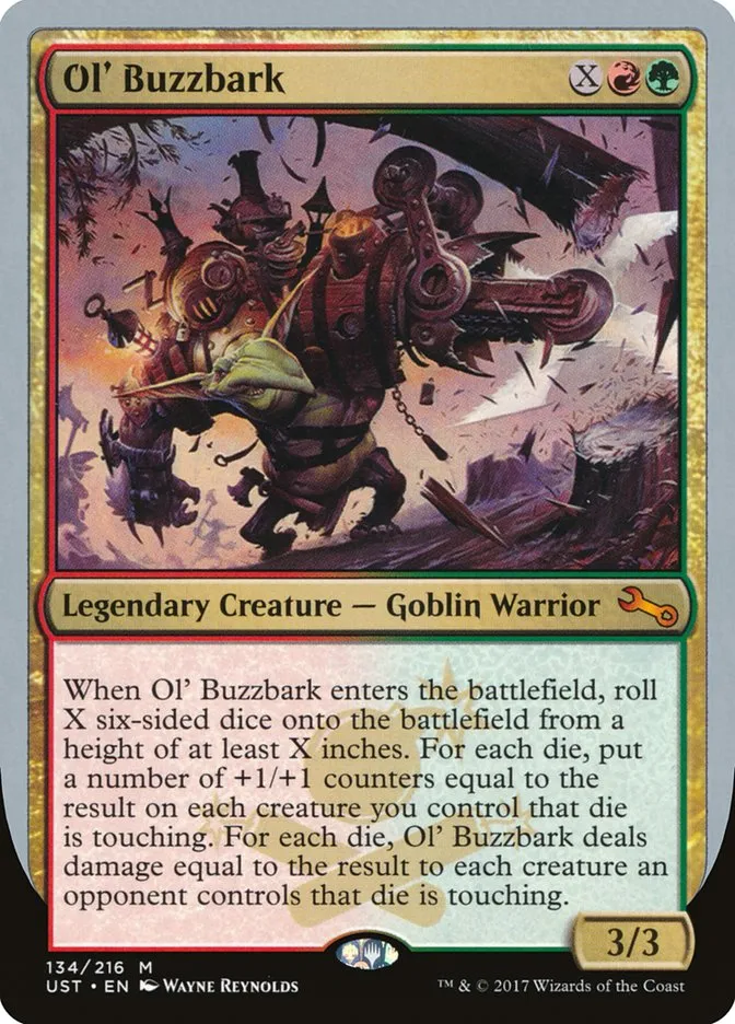 2017 Unstable Ol' Buzzbark mythic #134 mythic card image
