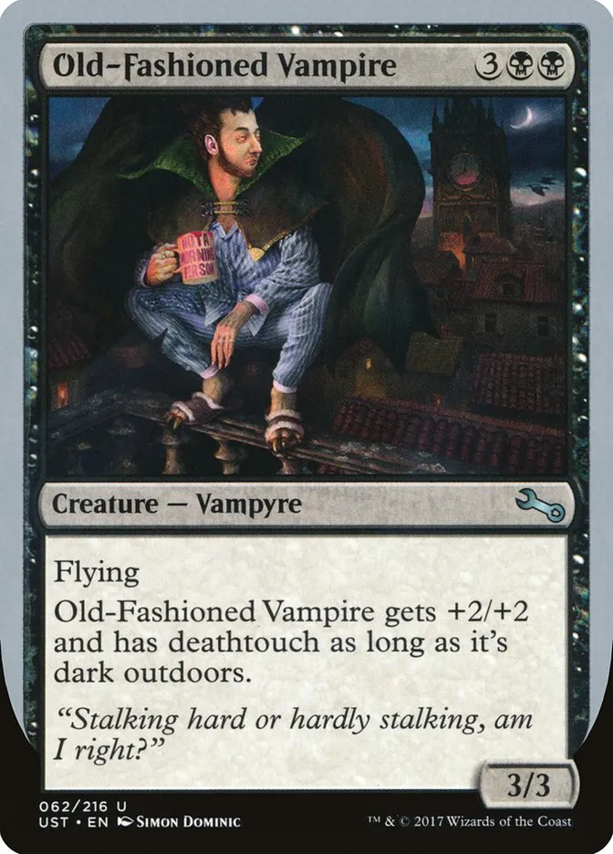 2017 Unstable Old-Fashioned Vampire uncommon #62 uncommon card image