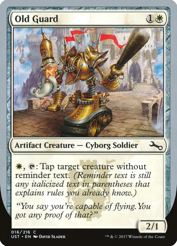 2017 Unstable Old Guard common #16 common card image