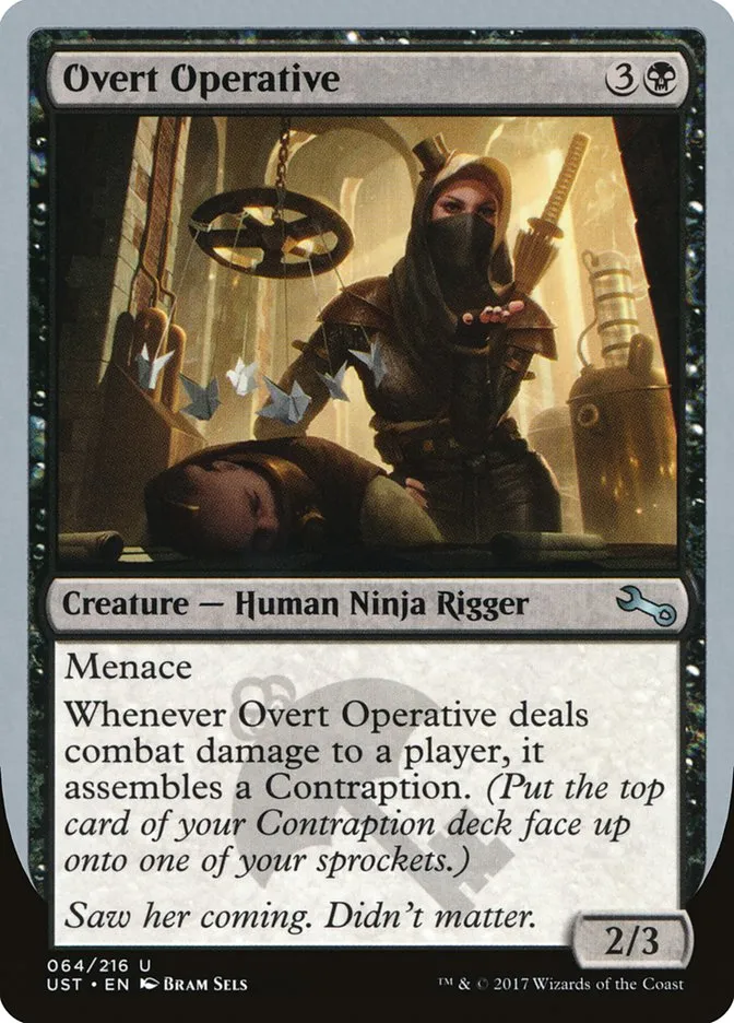 2017 Unstable Overt Operative #64 uncommon card image