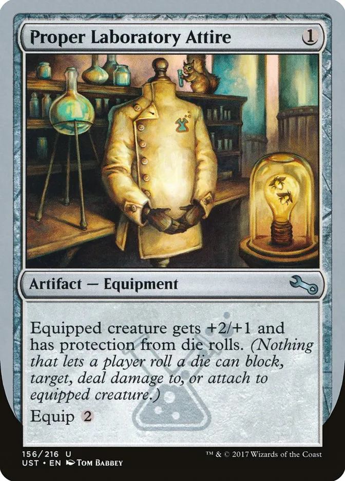 2017 Unstable Proper Laboratory Attire uncommon #156 uncommon card image