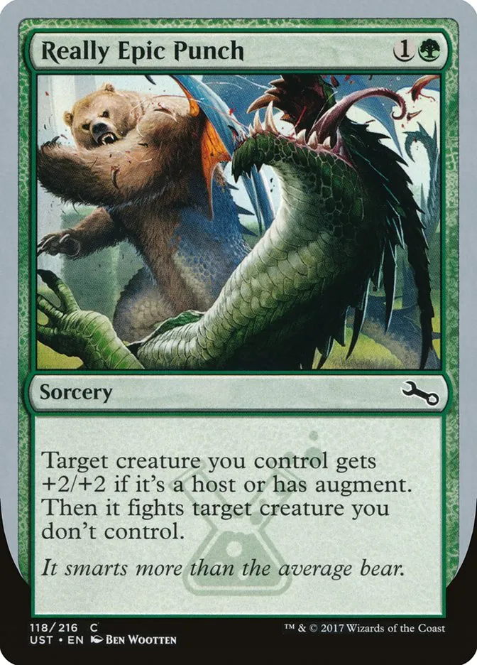 2017 Unstable Really Epic Punch common #118 common card image