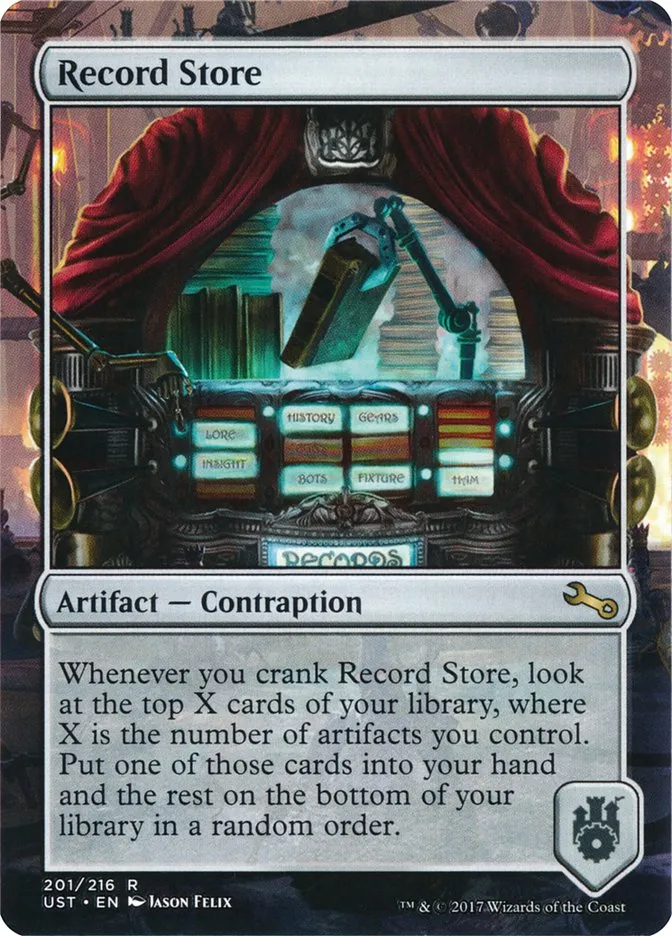 2017 Unstable Record Store rare #201 rare card image