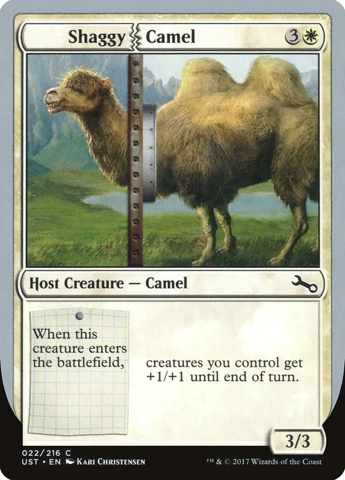2017 Unstable Shaggy Camel common #22 common card image