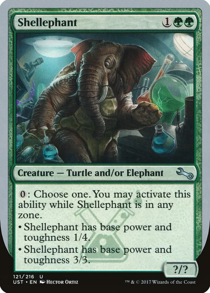 2017 Unstable Shellephant uncommon #121 uncommon card image