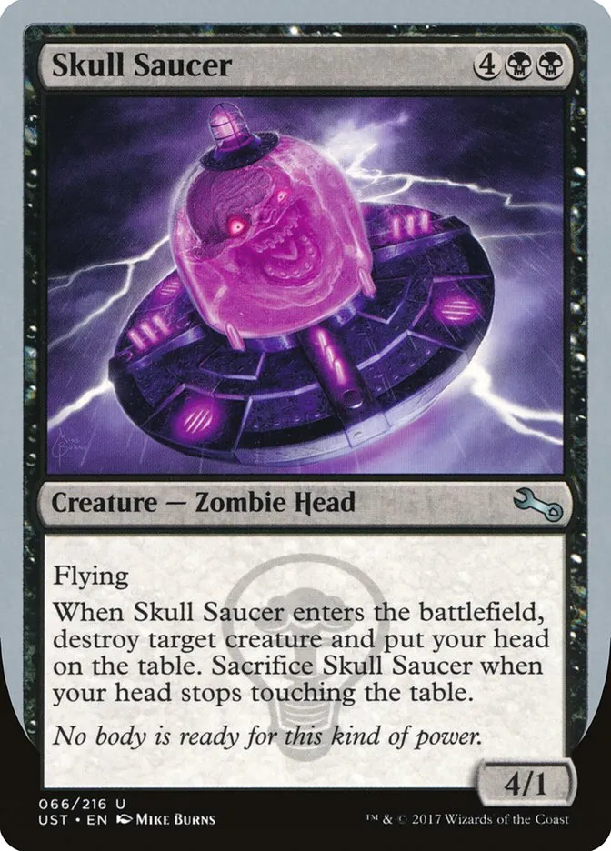 2017 Unstable Skull Saucer #66 uncommon card image