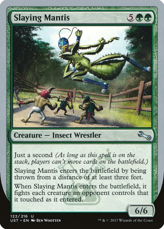 2017 Unstable Slaying Mantis uncommon #122 uncommon card image