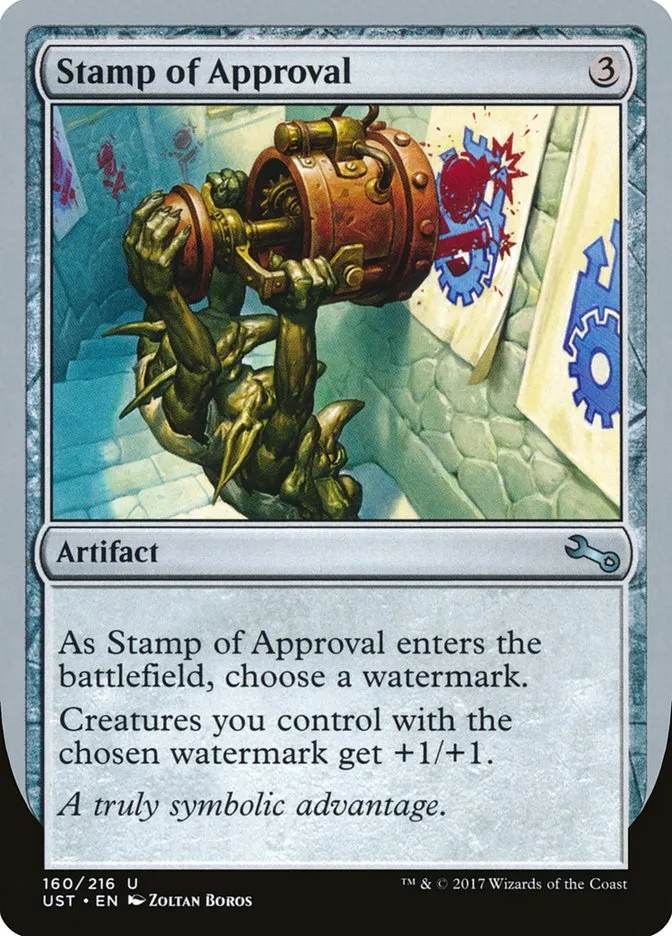 2017 Unstable Stamp of Approval #160 uncommon card image