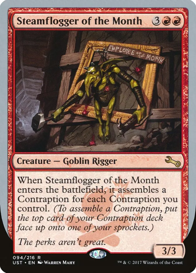 2017 Unstable Steamflogger of the Month #94 rare card image