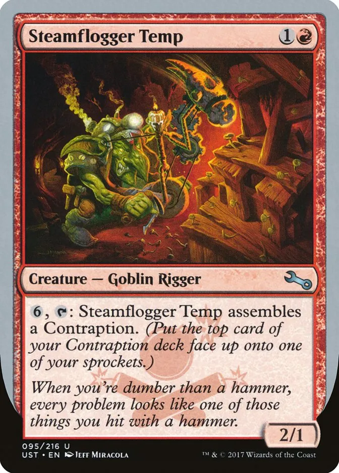 2017 Unstable Steamflogger Temp uncommon #95 uncommon card image