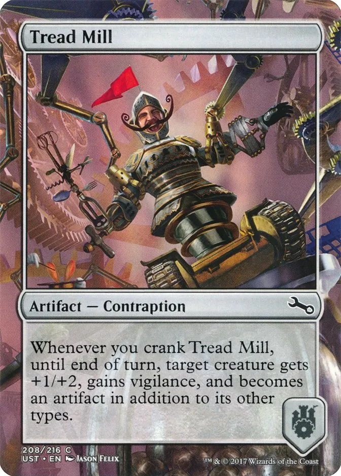 2017 Unstable Tread Mill common #208 common card image